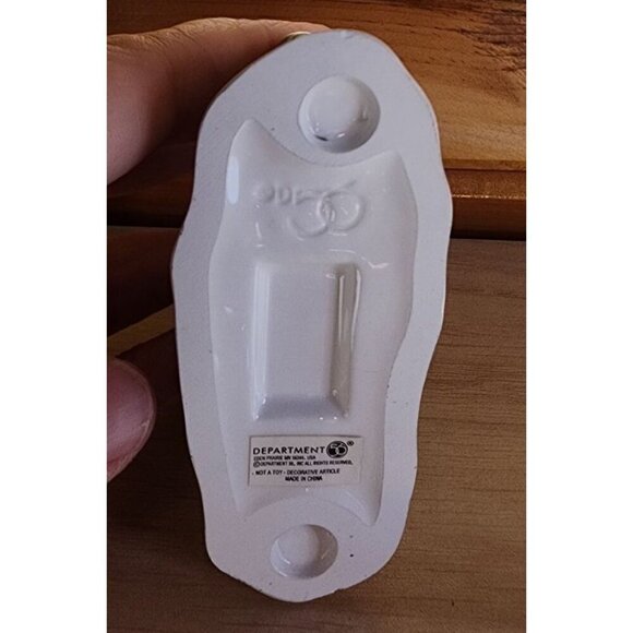 Dept 56 Two for the Road Harley Davidson Motorcycle 54939 Snow Village Blue - Picture 11 of 13